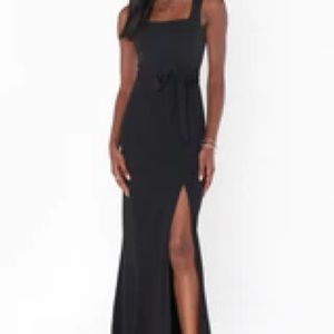 Show Me Your Mumu Paris Gown - Black Stretch - size large - tags on